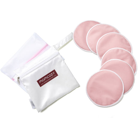 Momcozy Natural Reusable Nursing Pads 14-Pack Thin