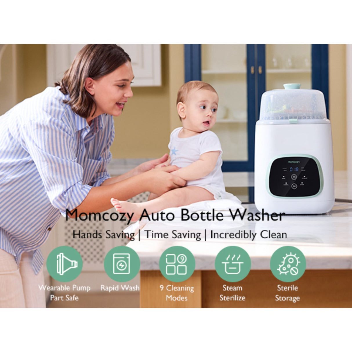 Momcozy KleanPal Pro Baby Bottle Washer
