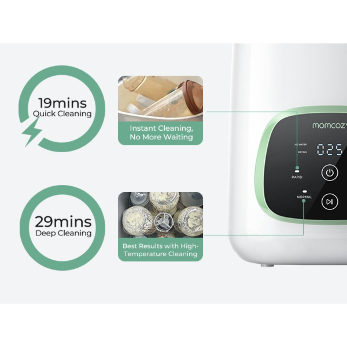 Momcozy KleanPal Pro Baby Bottle Washer