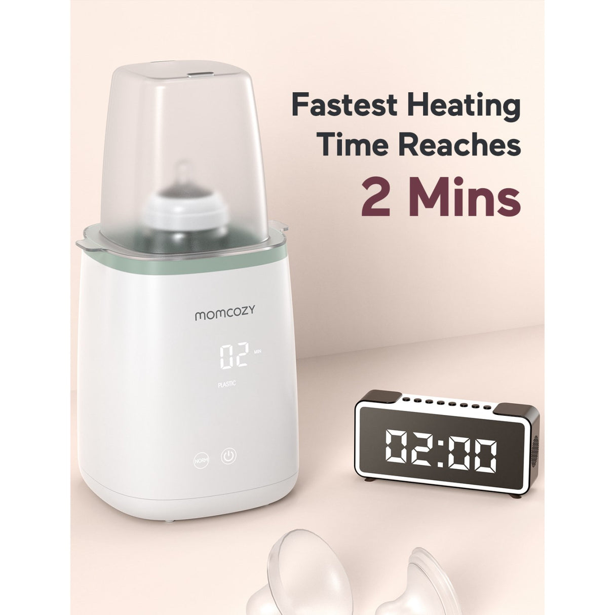 Momcozy MW01 6-in-1 Fast Baby Bottle Warmer