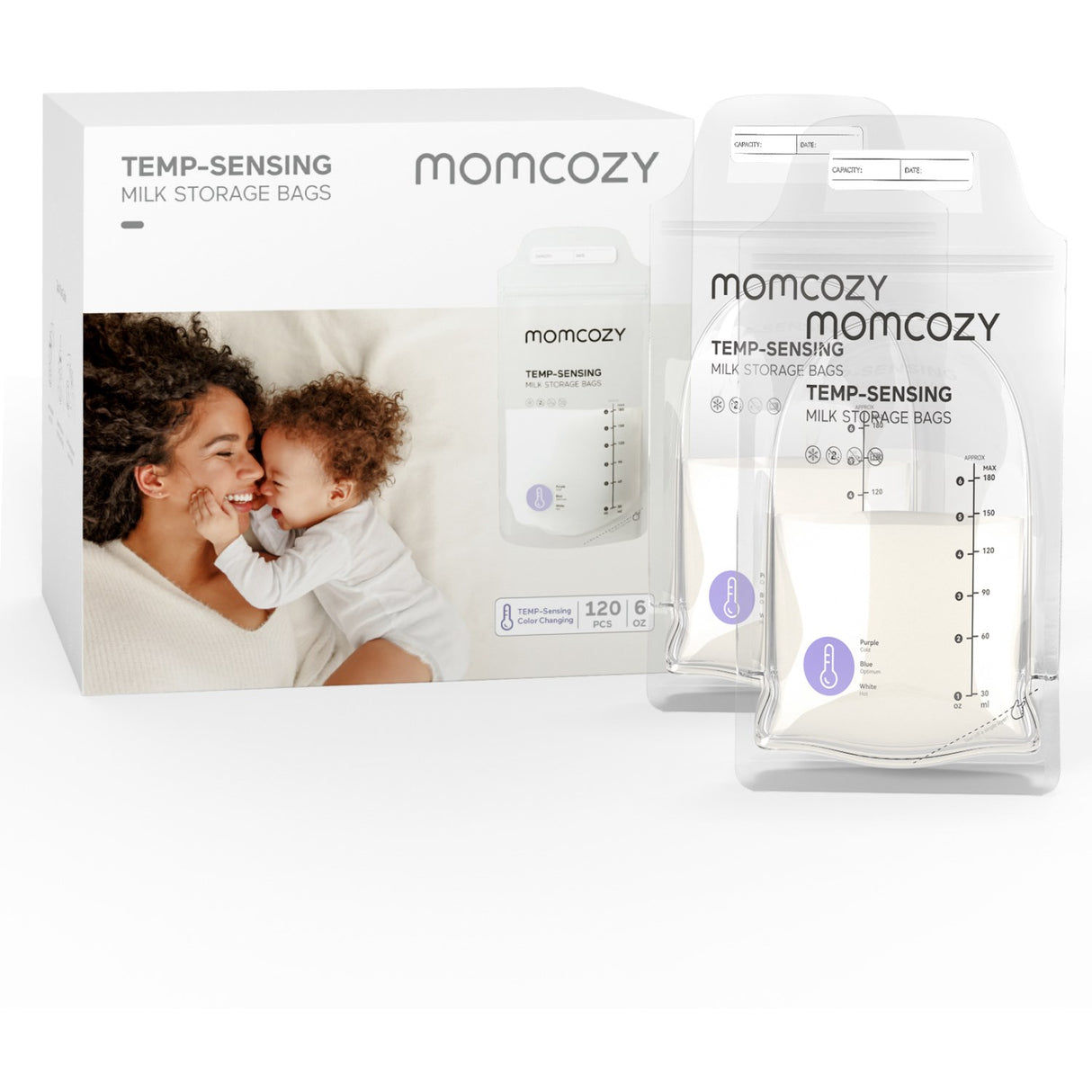 Momcozy Breastmilk Bag 120-Pack