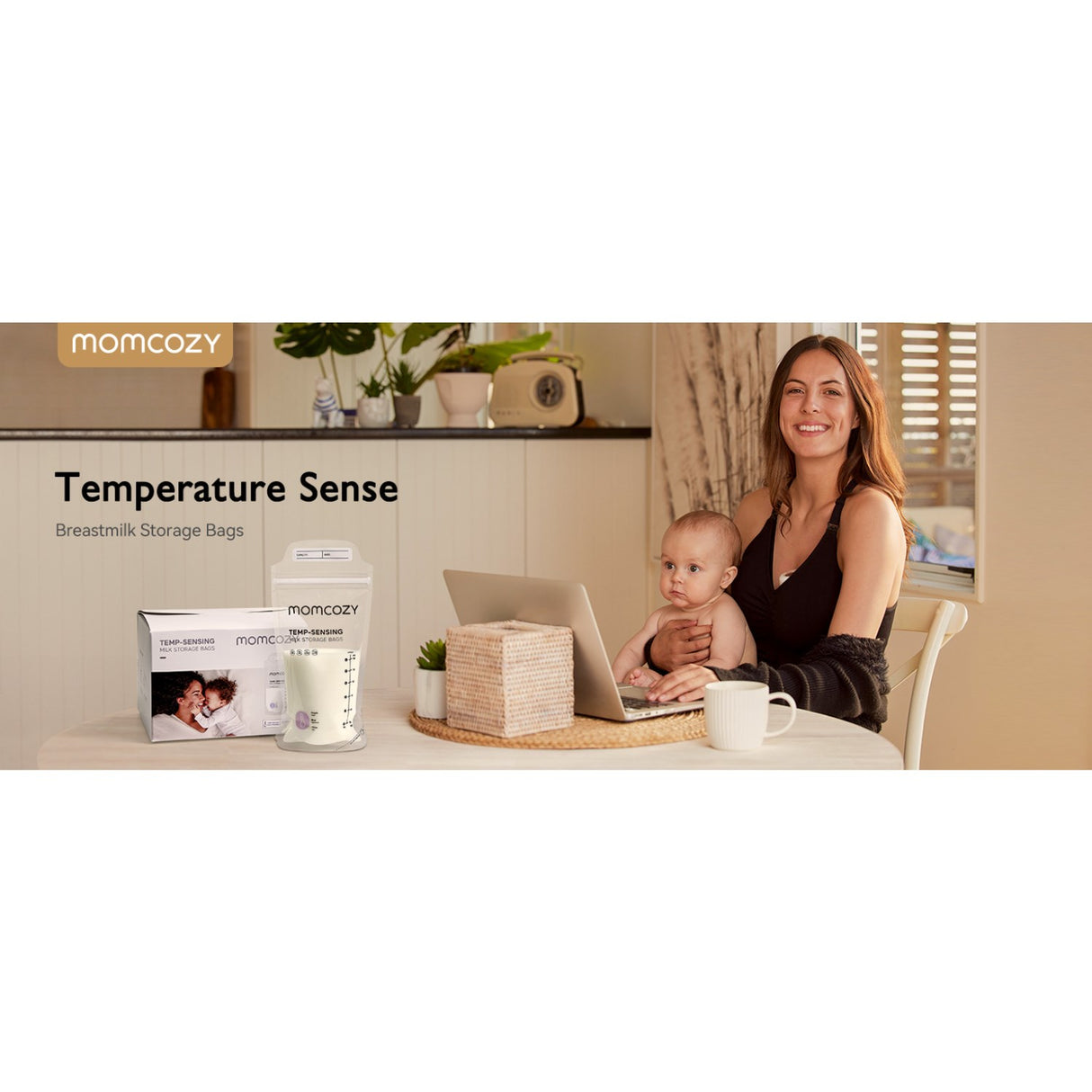 Momcozy Breastmilk Bag 120-Pack