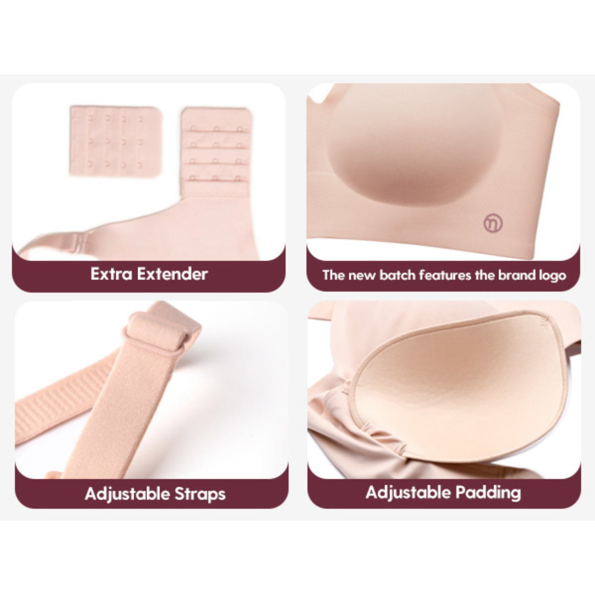 Momcozy Natural YN21 Maternity Nursing Bra