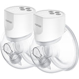 Momcozy Grey S12 Pro Wearable Breast Pump Double Pack