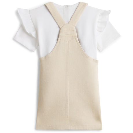 Tommy Hilfiger Classic Beige Dungaree Dress Set