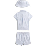 Tommy Hilfiger Blue Stripe Ithaca Short Shirt Hat Giftbox