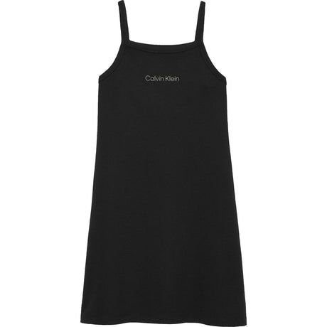 Calvin Klein Pvh Black Strap Punto Dress