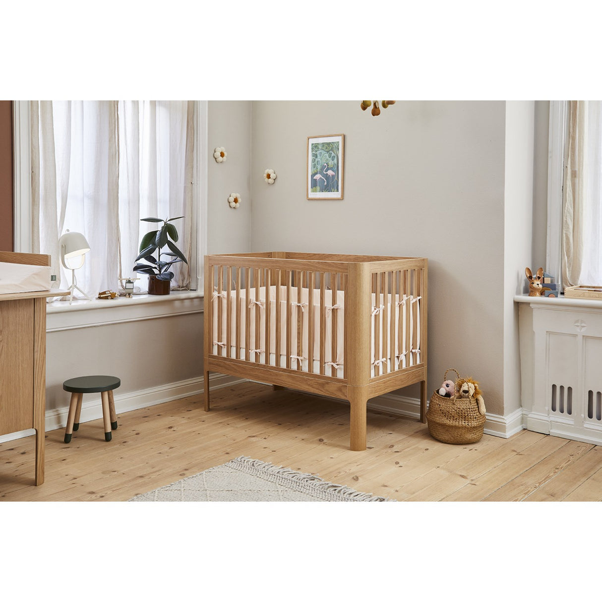 FLEXA Mauve Morn Dawn Bed Bumper