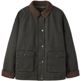 Name It Forest Night Nknmandana Oilskin Jacket