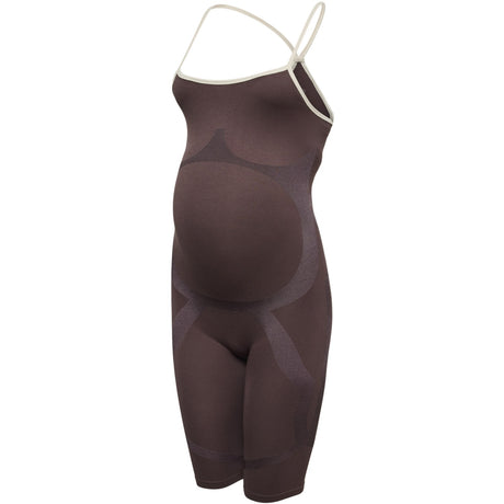 Mama;licious Hot Fudge Birch Detail Mlpaulette Color Strap Playsuit