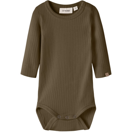 Lil'Atelier Teak Nbmgabo Bib Ls Slim Body Lil