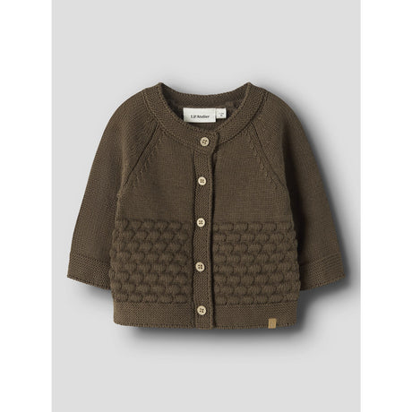 Lil'Atelier Teak Nbnnobir Ls Knit Card Lil