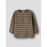 Lil'Atelier Teak Turtledove Nmmoby Ls Loose Top Lil