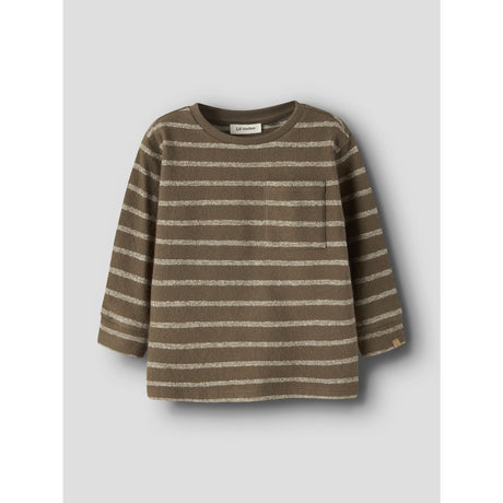 Lil'Atelier Teak Turtledove Nmmoby Ls Loose Top Lil