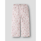 Lil'Atelier Hushed Violet Flower Emb Nmfnelly Cord Wide Pants 1145-Hc Lil