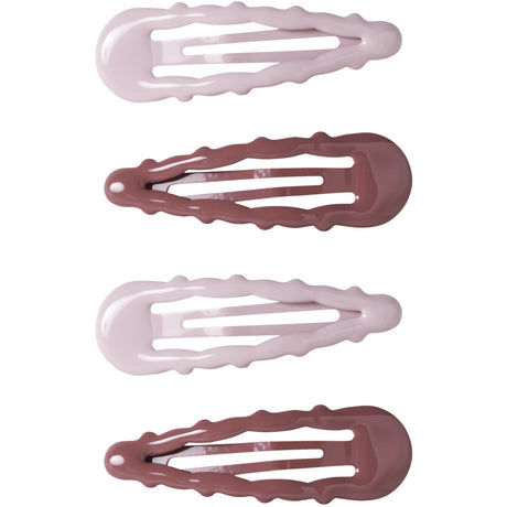 Lil'Atelier Hushed Violet Nmfacc-Hanne 4P Hair Clips Lil