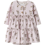 Lil'Atelier Hushed Violet Apple Rose Nbfgayo Sum Ls Body Dress Lil