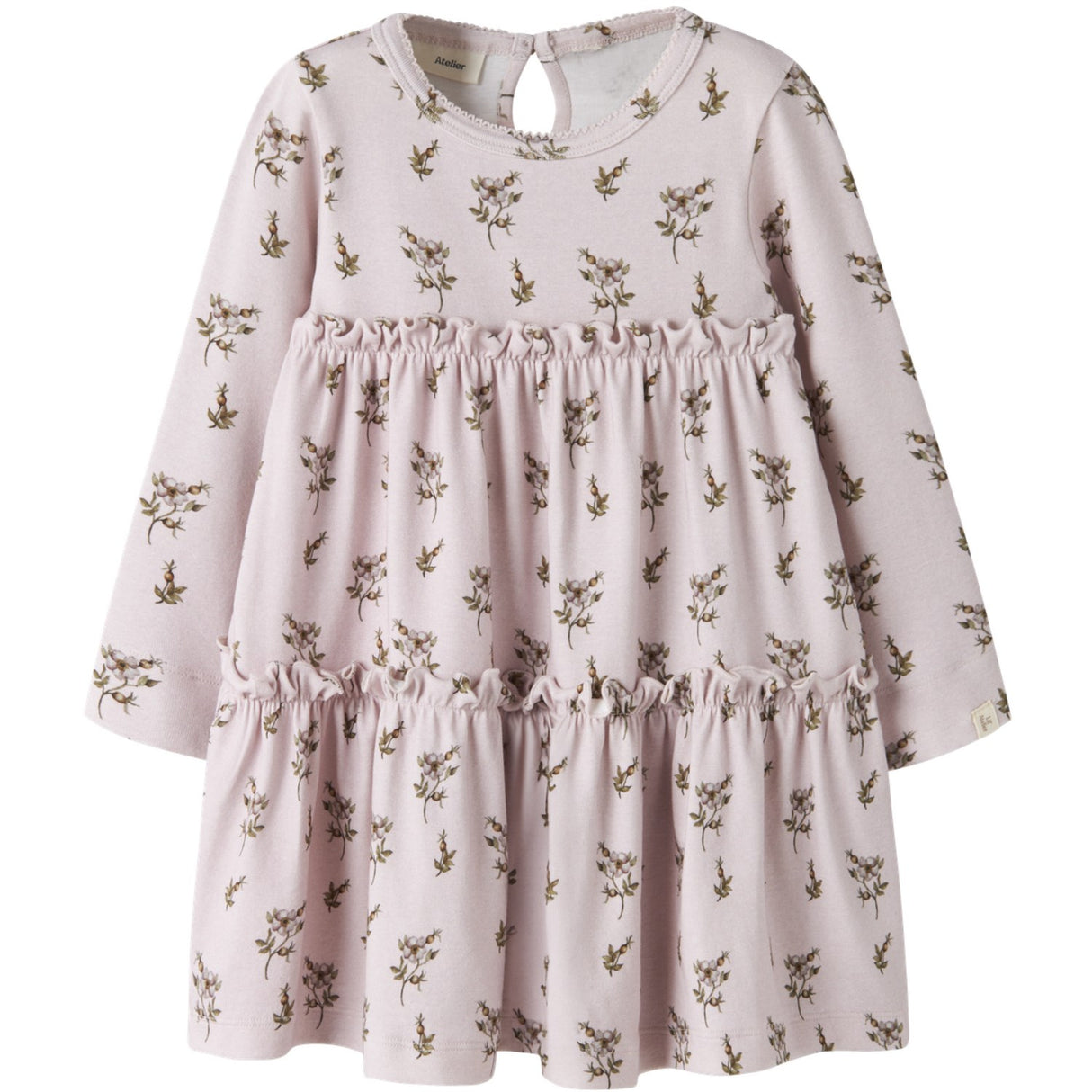 Lil'Atelier Hushed Violet Apple Rose Nmfgayo Sel Ls Dress Lil