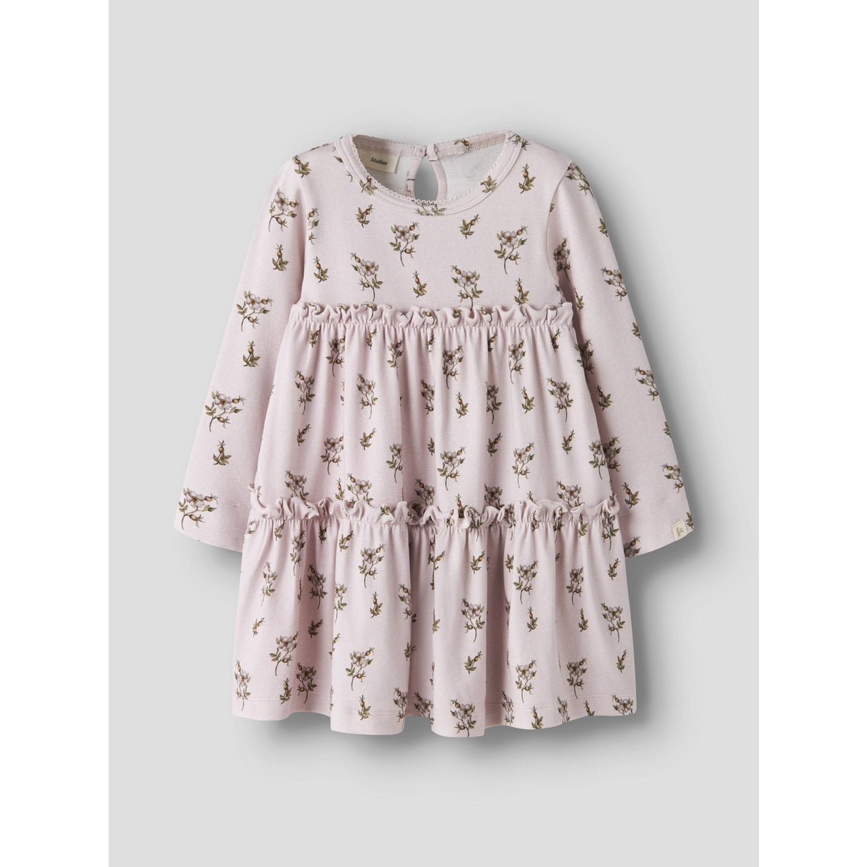 Lil'Atelier Hushed Violet Apple Rose Nmfgayo Sel Ls Dress Lil