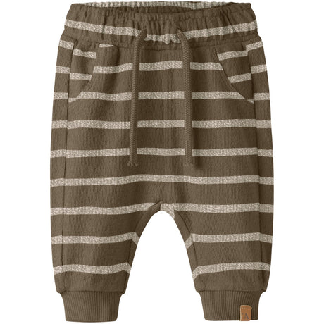 Lil'Atelier Teak Turtledove Nbmoby Loose Pants Lil