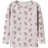 Lil'Atelier Hushed Violet Apple Rose Nmfgayo Sig Ls Slim Top Lil