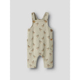 Lil'Atelier Moss Gray Duck Nbmjobo Afi Loose Sweat Overall Lil