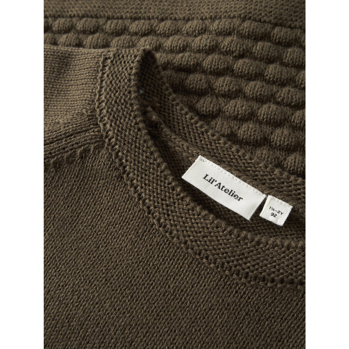 Lil'Atelier Teak Nmnnobir Ls Knit Lil