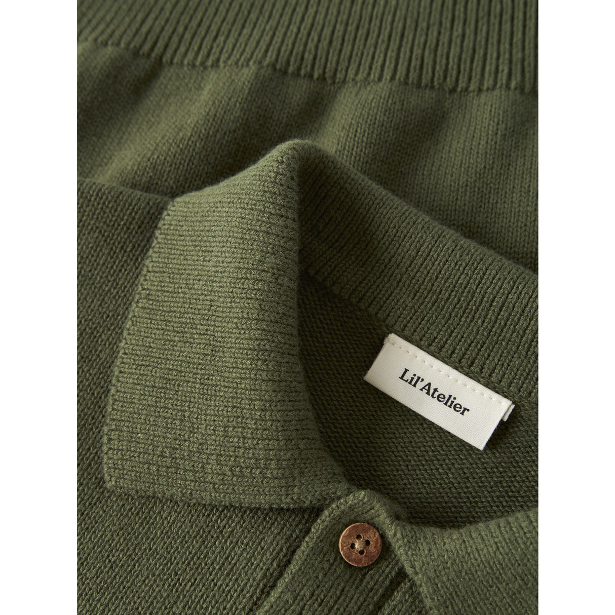 Lil'Atelier Cypress Nmmolo Ls Knit Polo Lil