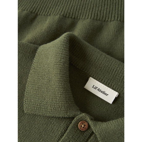 Lil'Atelier Cypress Nmmolo Ls Knit Polo Lil