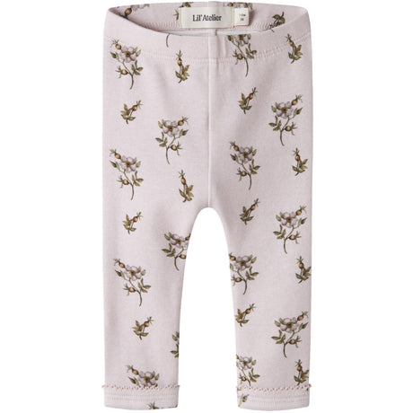 Lil'Atelier Hushed Violet Apple Rose Nbfgayo Sin Slim Leggings Lil