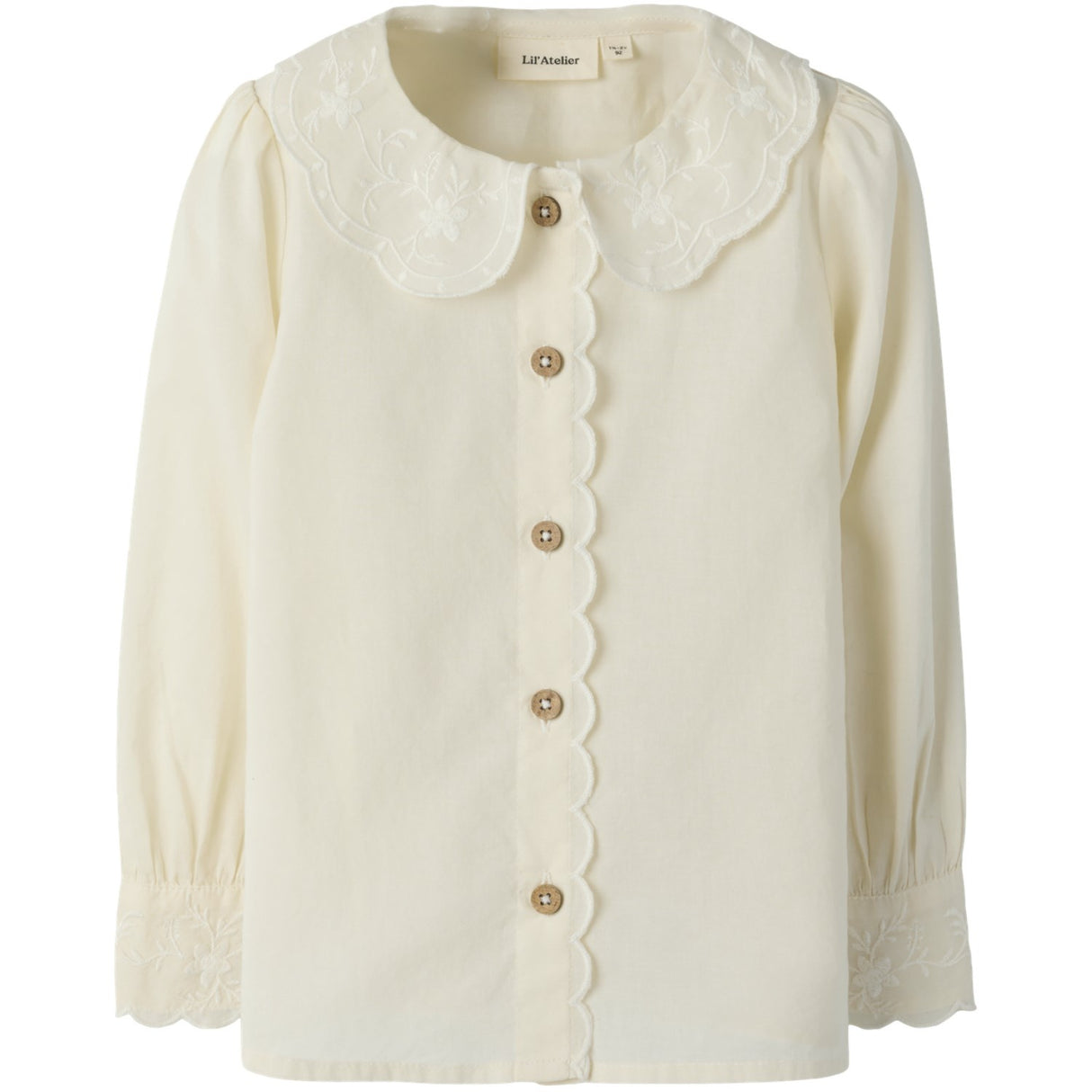 Lil'Atelier Turtledove Nmfola Ls Loose Shirt Lil
