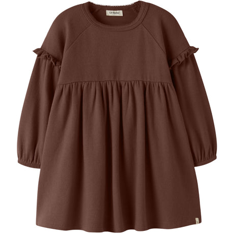 Lil'Atelier Mahogany Nmfthoro Hen Ls Loose Dress Lil