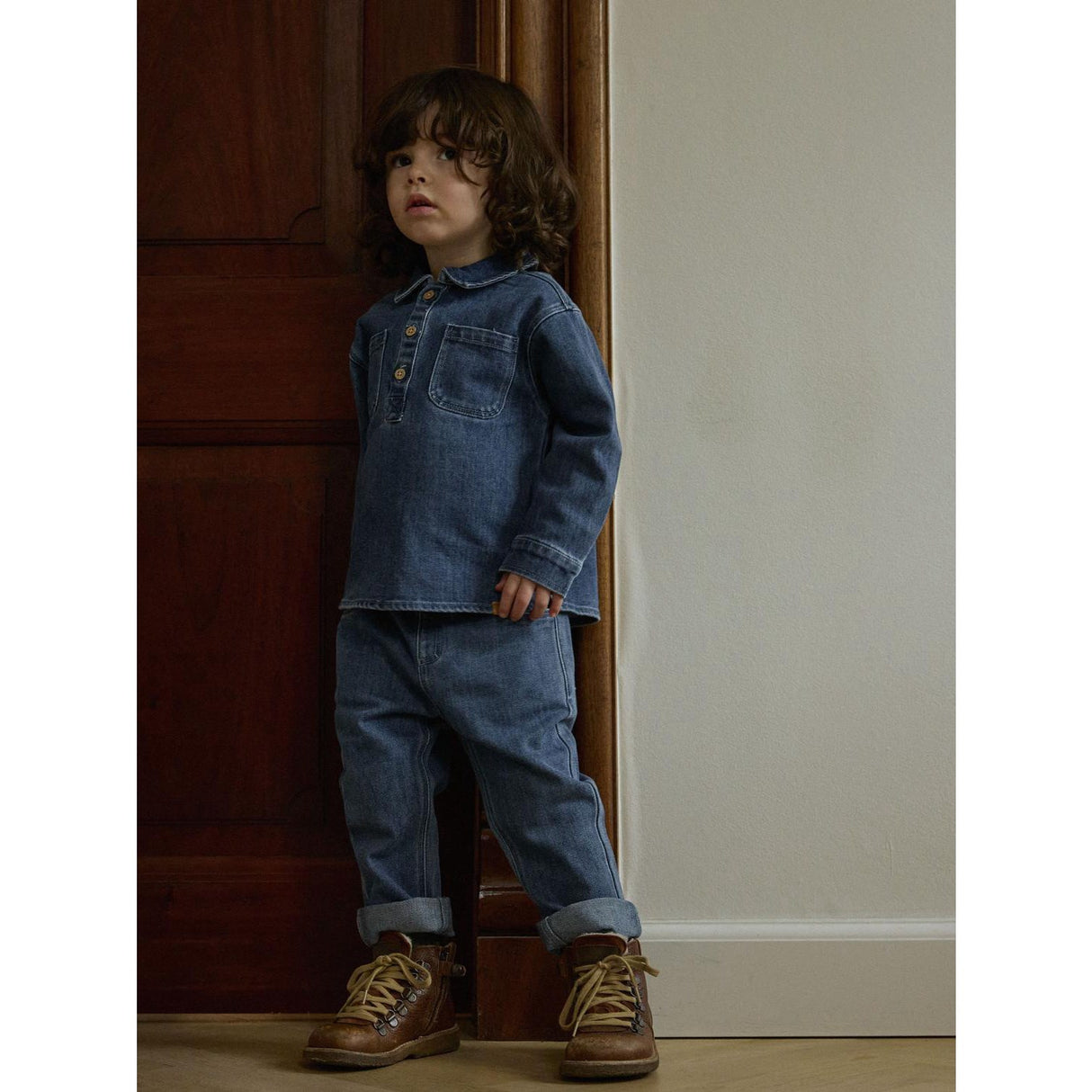 Lil'Atelier Dark Blue Denim Nmmobello Loose Jeans 1144-Se Lil