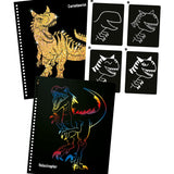 Dino World Magic Scratch Book