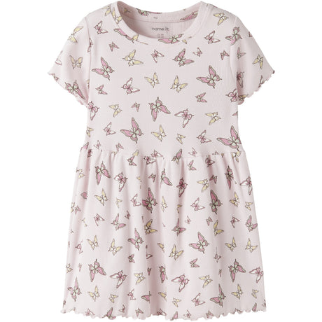 Name It Cradle Pink Butterflies Nmfvemma Ss Aop Dress