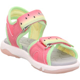 Superfit Pink/Lightgreen Pebbles Sandal