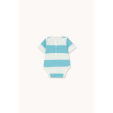 TinyCottons Light Cyan Cyan Stripes Knit Body