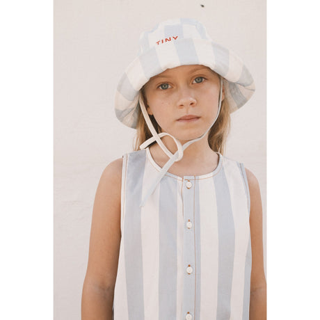 TinyCottons Washed Blue Blue Stripes Bucket Hat