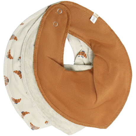 Pippi Adobe Bandana Bib Uni -Aop (3-Pack)