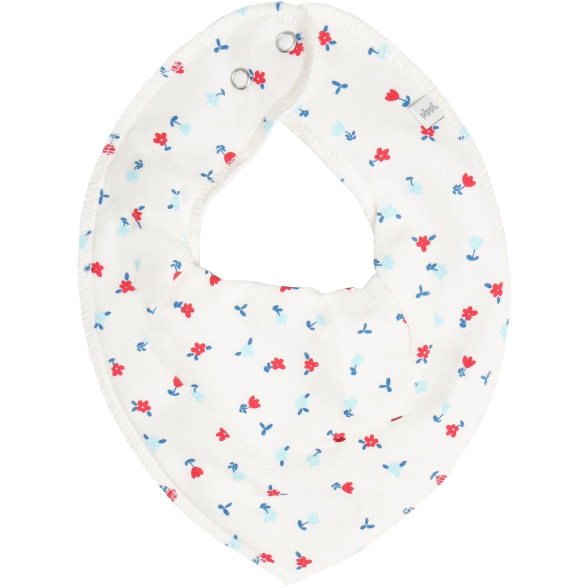 Pippi True Red Bandana Bib Girl -Aop (3-Pack)