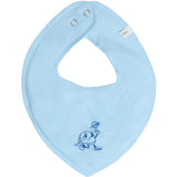 Pippi Light Dusty Blue Bandana Bib Boy -Aop (3-Pack)