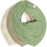Pippi Silver Mink Bandana Bib Boy -Aop (3-Pack)