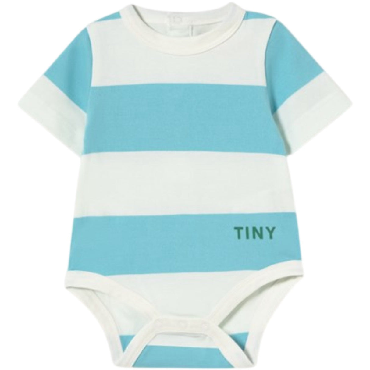TinyCottons Light Cyan Cyan Stripes Knit Body