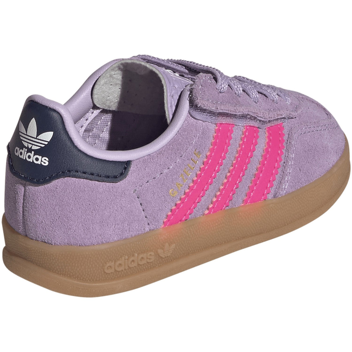 adidas Originals Powder Plum/Lucid Pink/Gum 2 Gazelle Indoor Cf El I Sneakers