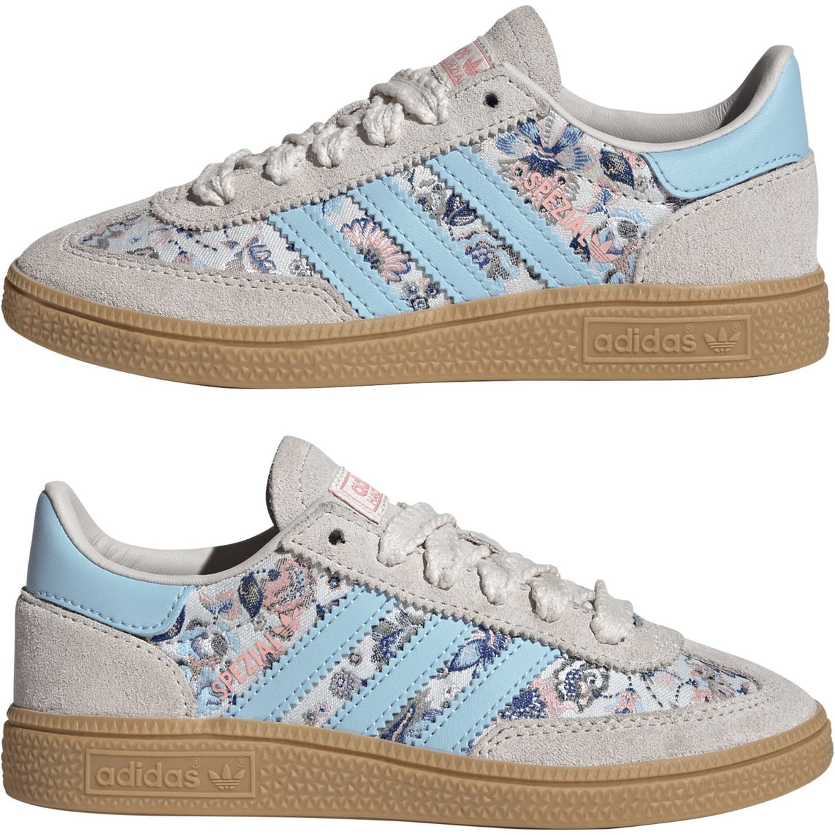 adidas Originals Off White/Icey Blue/Gum 3 Handball Spezial C Sneakers