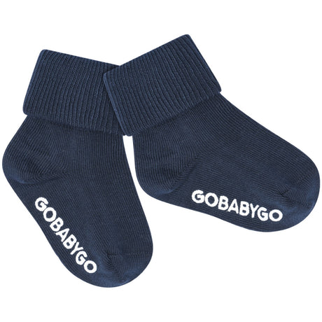 Gobabygo Navy Blue Non Slip Socks