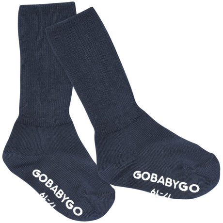 Gobabygo Navy Blue Non Slip Socks