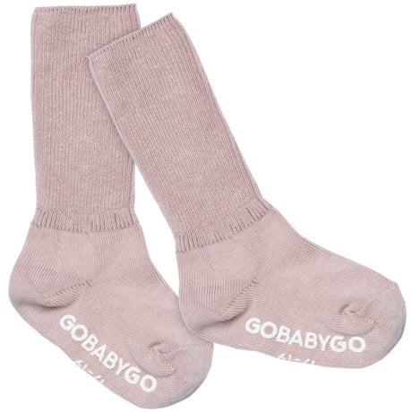 Gobabygo Alt Rosa Non Slip Socks Organic Cotton