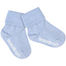 Gobabygo Sky Blue Non Slip Socks Organic Cotton
