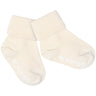 Gobabygo Off White Non Slip Socks Organic Cotton